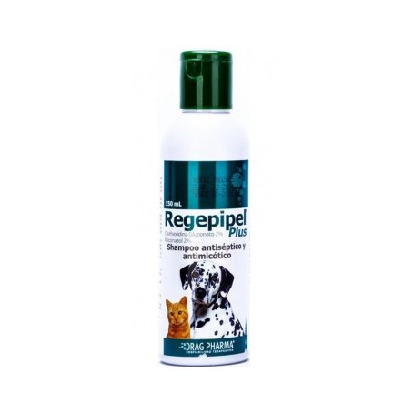 Shampoo Regepipel Plus Antiséptico y Antimicótico 150 Ml