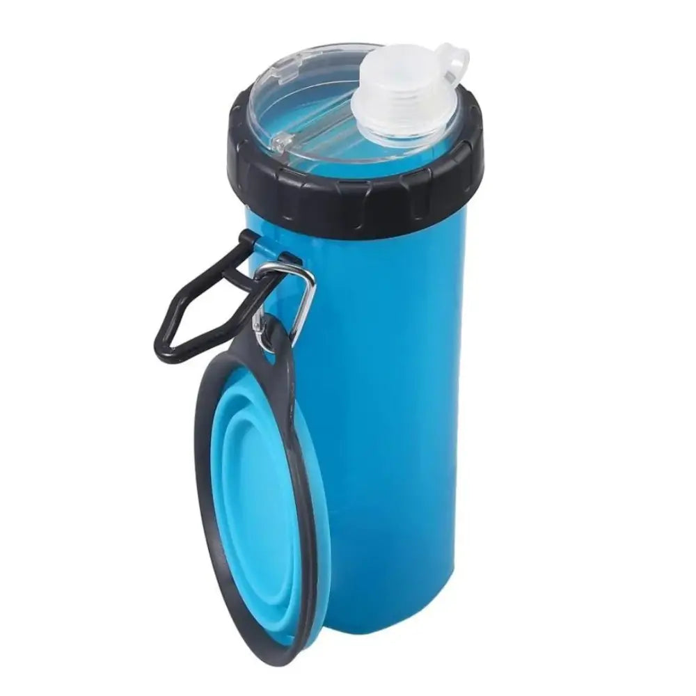 Botella Portátil 2 en 1 para Mascotas – Hidratación y Alimentación en Movimiento disponible en Norpets-tienda.cl
