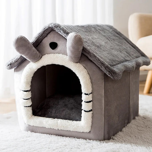 Cama casa para mascotas