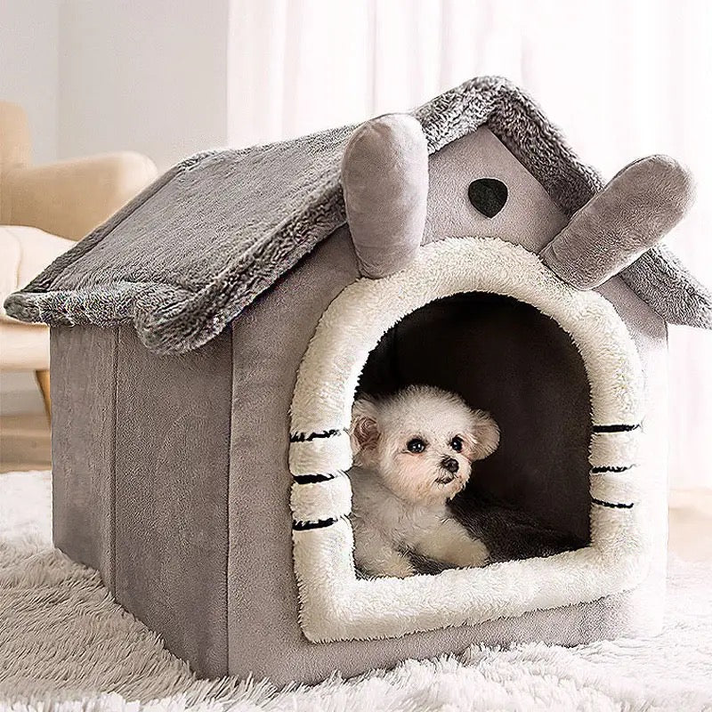 Cama casa para mascotas