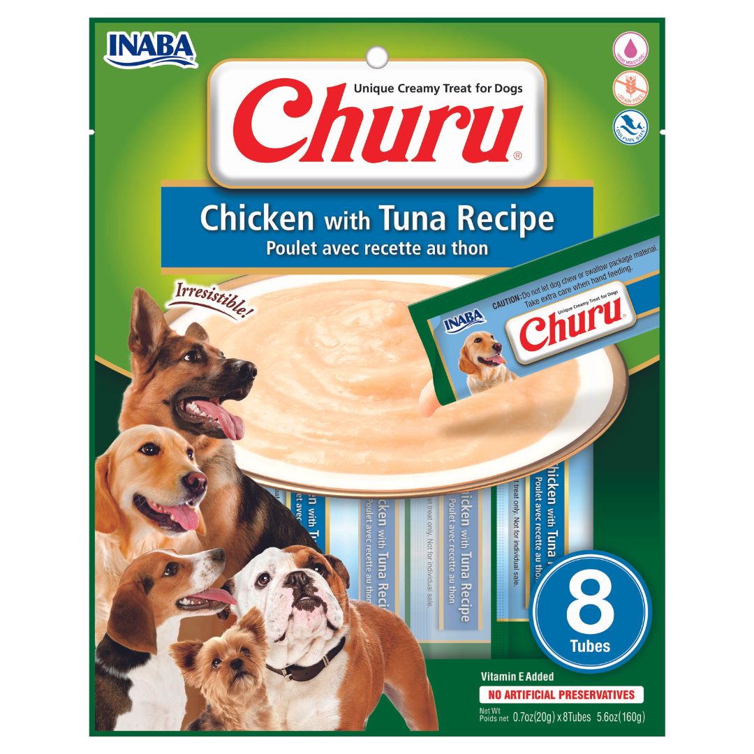 Churu Para Perros Pollo y Atún 8 Tubos