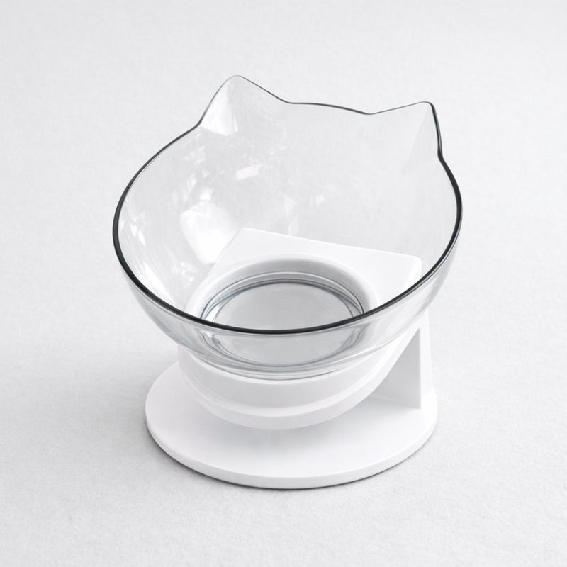 Comedero Inclinado 15° para Gatos y Perros Pequeños – Bowl Ergonómico Elevado