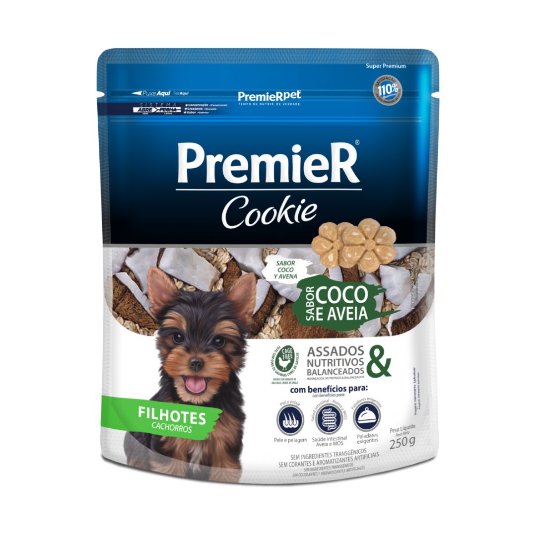 PremieR Cookie Cachorros Coco y Avena 250 grs