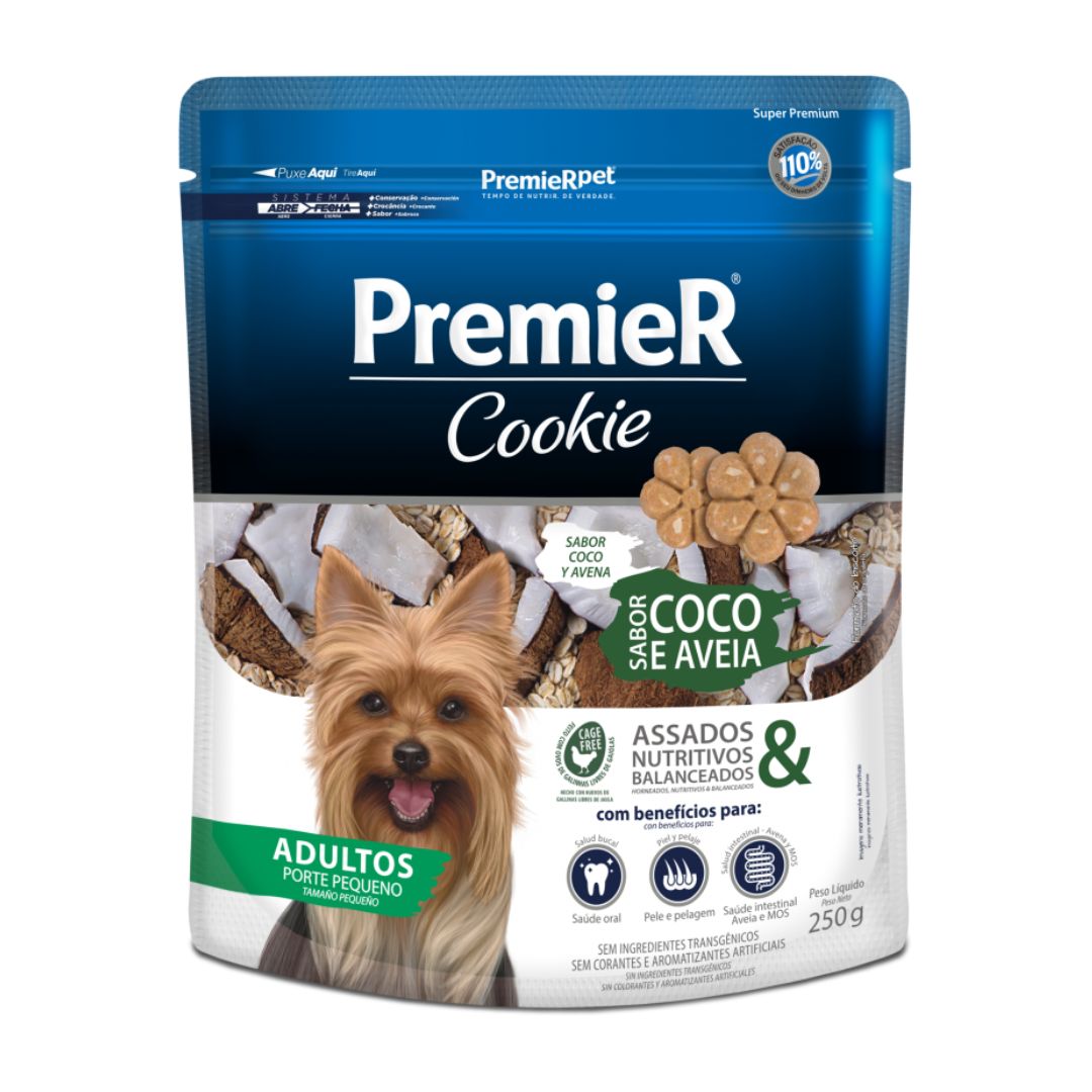 PremieR Cookie Adultos Coco y Avena 250 grs