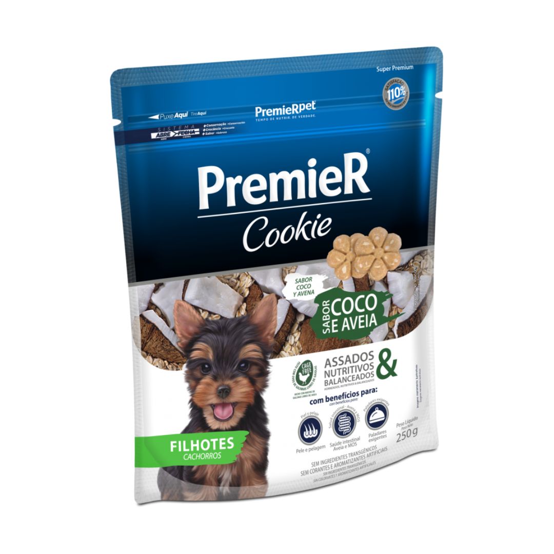 PremieR Cookie Cachorros Coco y Avena 250 grs