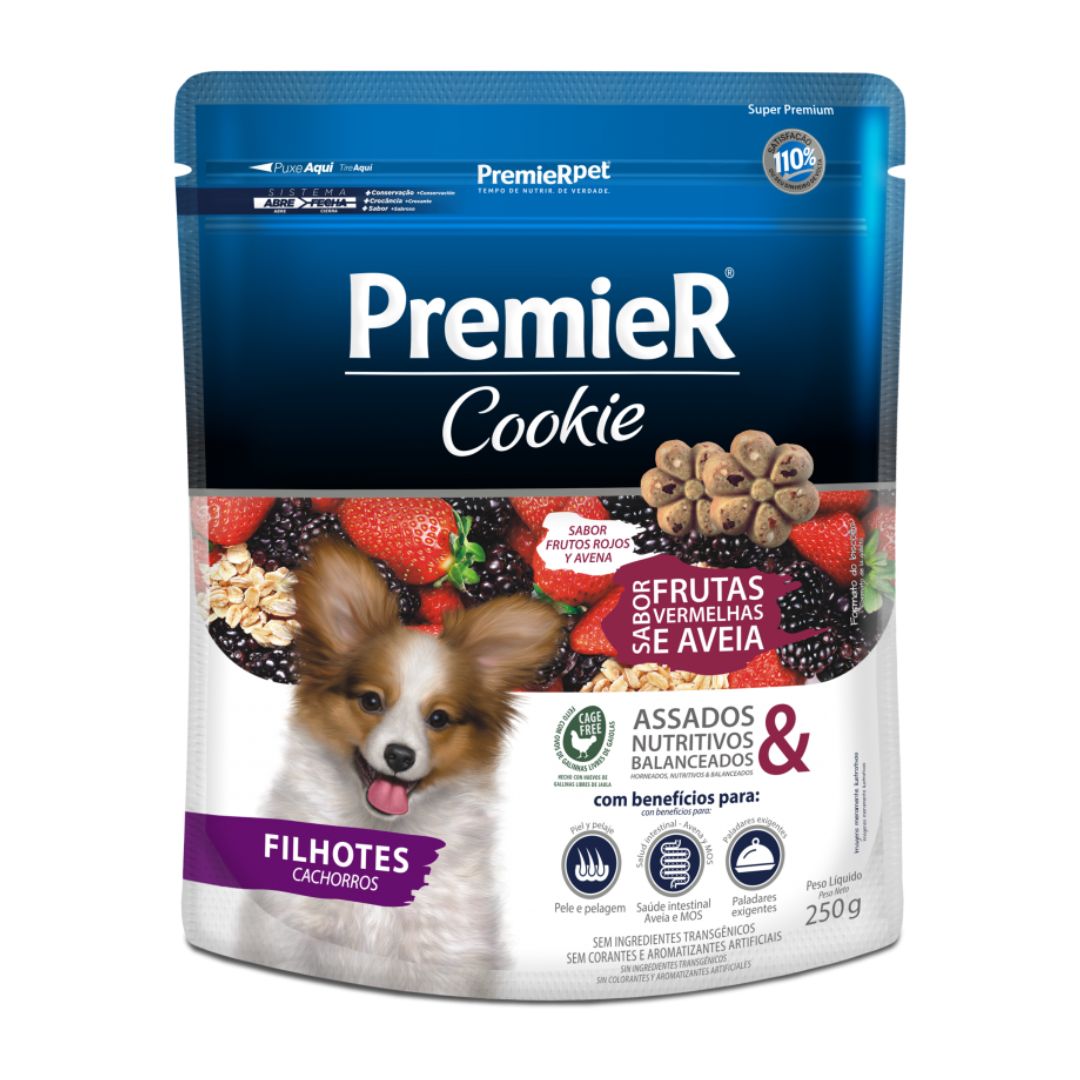 PremieR Cookie Cachorros Frutos Rojos y Avena 250 grs