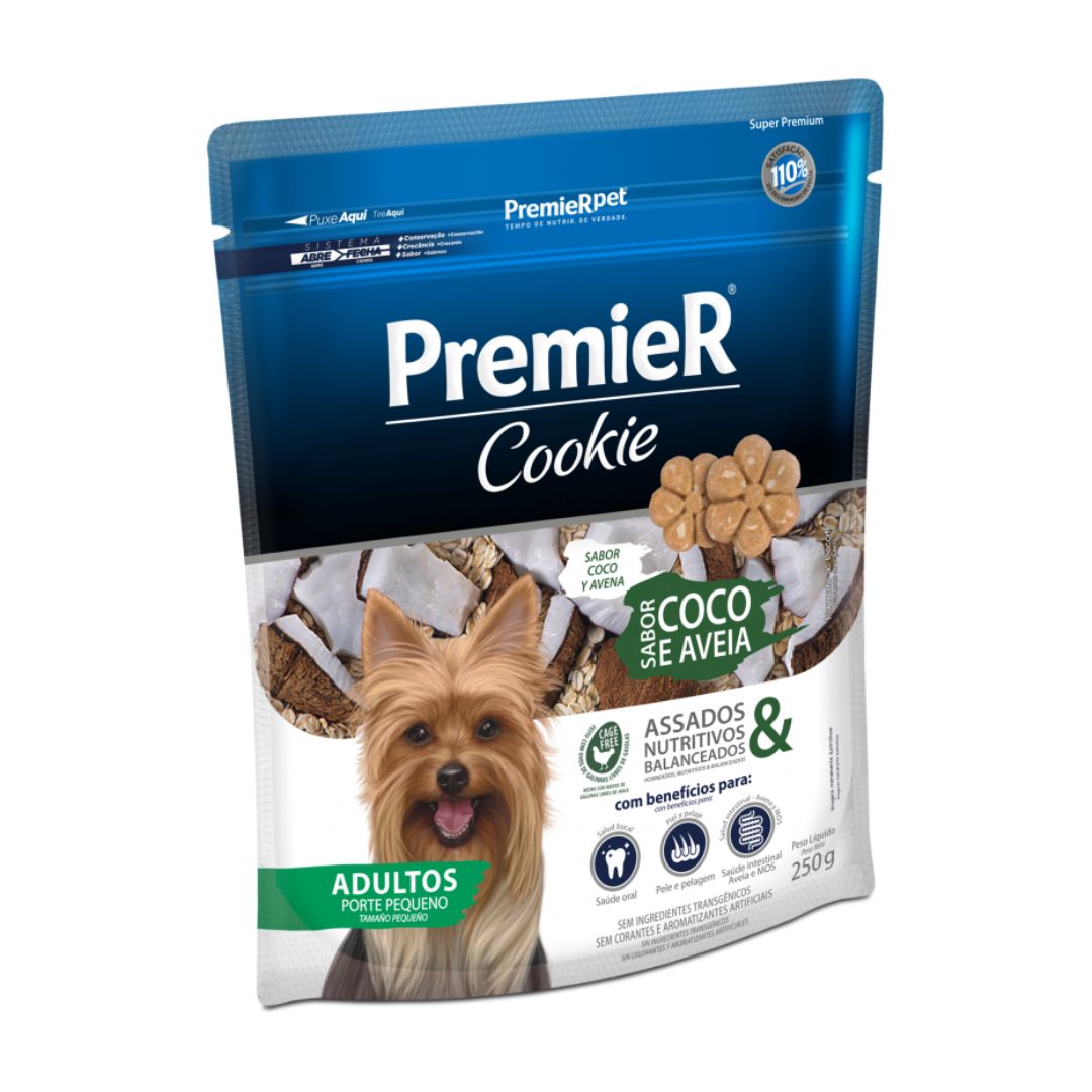 PremieR Cookie Adultos Coco y Avena 250 grs