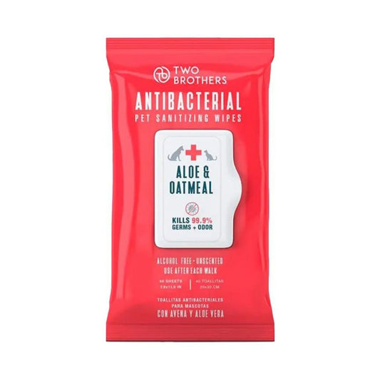 Two Brothers AntiBacterial  Toallitas Húmedas 40 Unidades