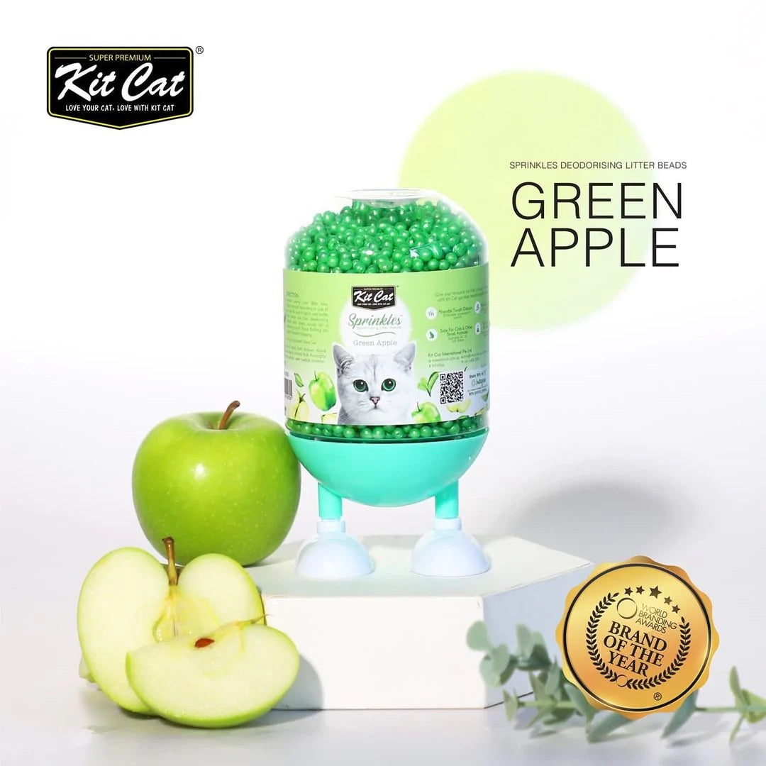 Kit Cat Litter Sprinkles Green Apple