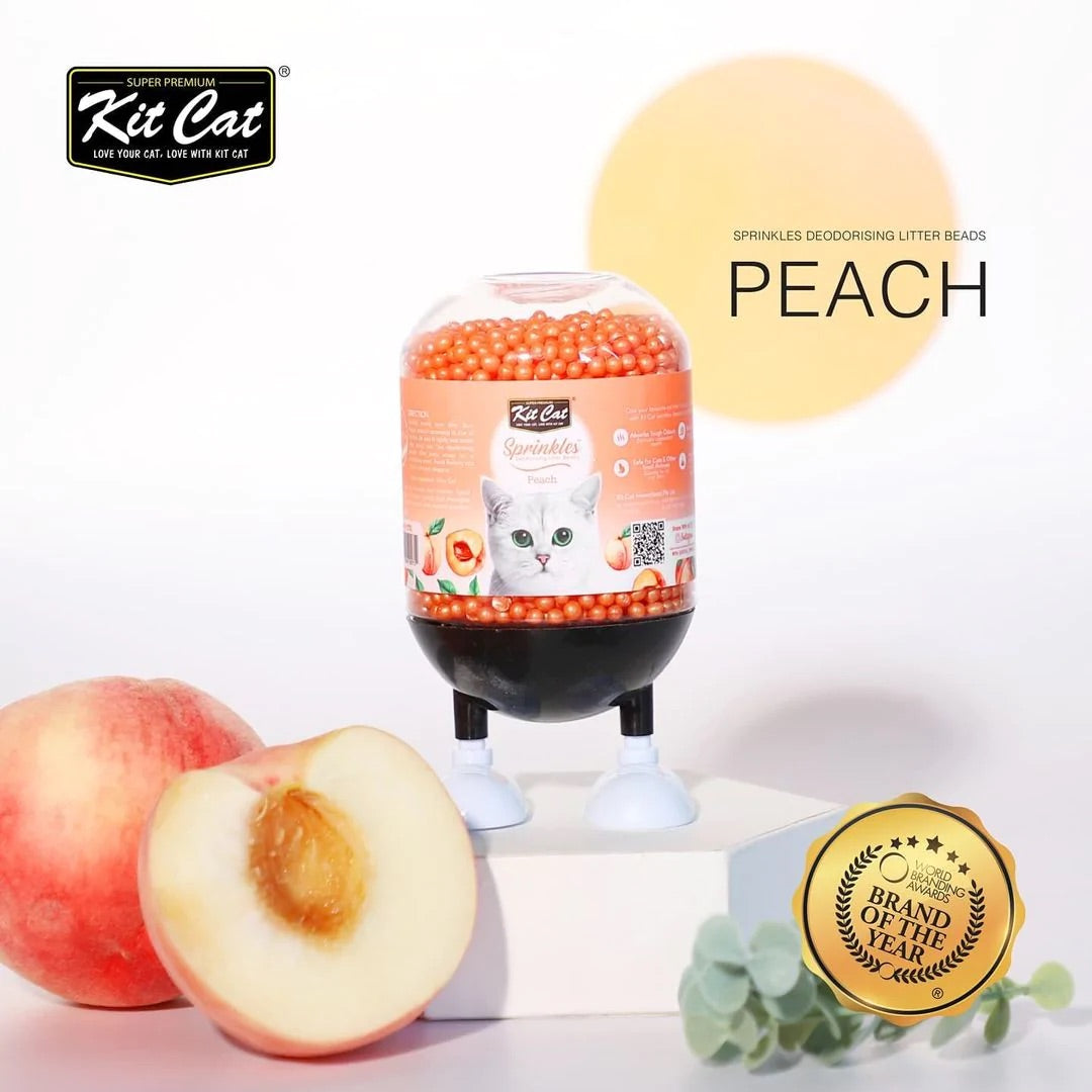 Kit Cat Litter Sprinkles Peach